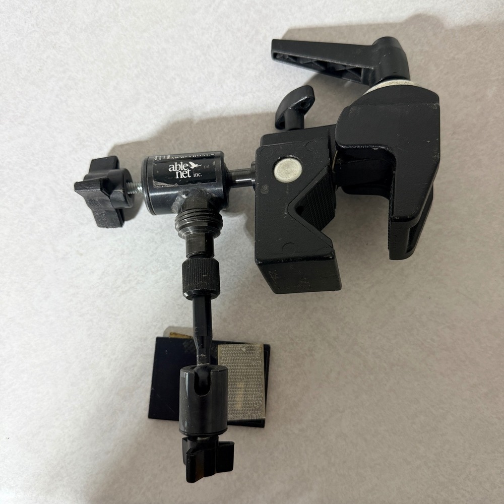 Ablenet Slim Armstrong Mounting System with Super Clamp‎ Made in Italy Black